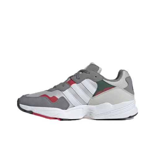 Adidas Originals YUNG 96 Non Slip Легкий Низкий Топ Casual Мужской Серый Красный