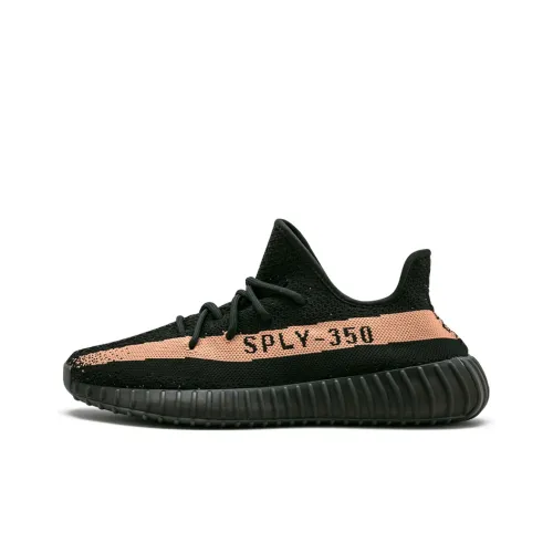 Adidas Originals Yeezy Boost 350 V2 Black Медный Низкий Топ Повседневная Обувь Унисекс Черный