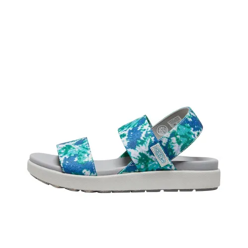 KEEN Elle Backstrap Пляжные сандалии Женские Tie Dye Бирюзовый