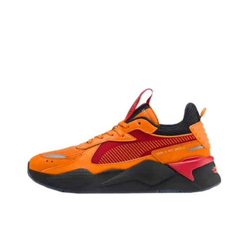 PUMA RS X Hot Wheels Апельсин Низкий Топ Повседневный Унисекс Апельсин
