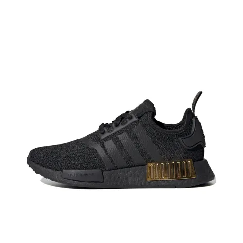 Adidas Originals NMD_R1 Амортизаторы Slip-resistant Низкий Топ Casual Женский Черный Золото