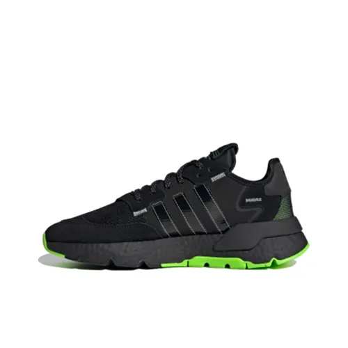Adidas Originals Nite Jogger Шокабойеры Устойчивый к истиранию Дышащий Низкий Топ Повседневный Унисекс Черный Зеленый