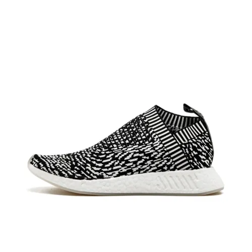 Adidas Originals NMD CS2 Sashiko Противоскользящий Устойчивый к истиранию MID Топ Спортивная Повседневная Обувь Унисекс Черный Белый