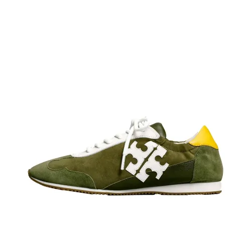 TORY BURCH Tory Low Top Fashion Спортивные кроссовки Женские Армейский зеленый