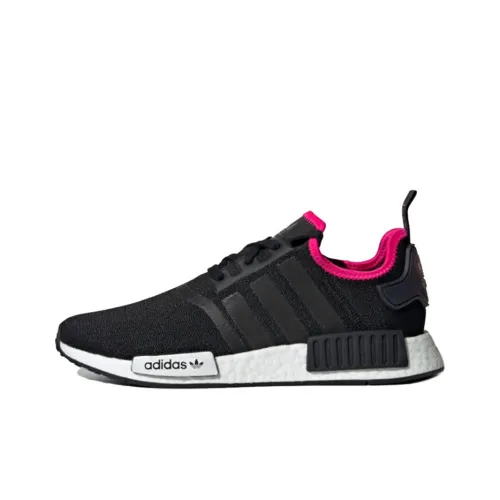 Adidas Originals NMD_R1 Амортизаторы Slip-resistant Низкий топ Casual Унисекс Розовый Черный