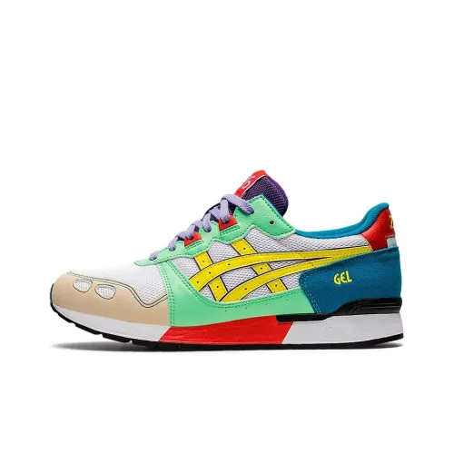 Asics Износостойкий Дышащий Низкий Топ Повседневная Обувь Мужская Белый Многоцветный