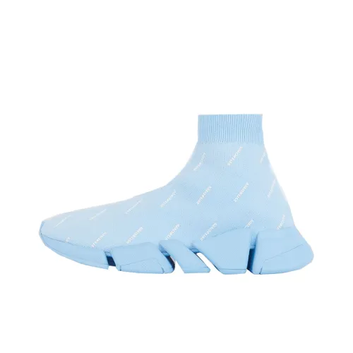 Balenciaga Speed 2,0 High Топ Повседневная обувь Женская Синяя