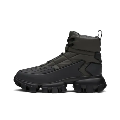 PRADA Cloudbust Thunder High Топ Повседневная обувь Мужская Зеленая