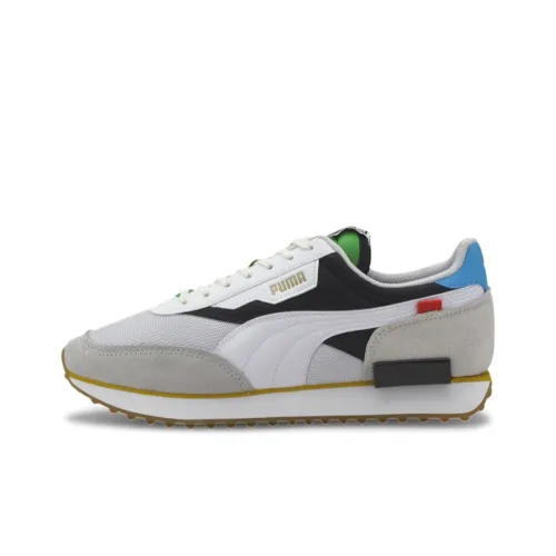 PUMA Future Rider The Unity Collection Дышащий Низкий Топ Casual Унисекс Белый