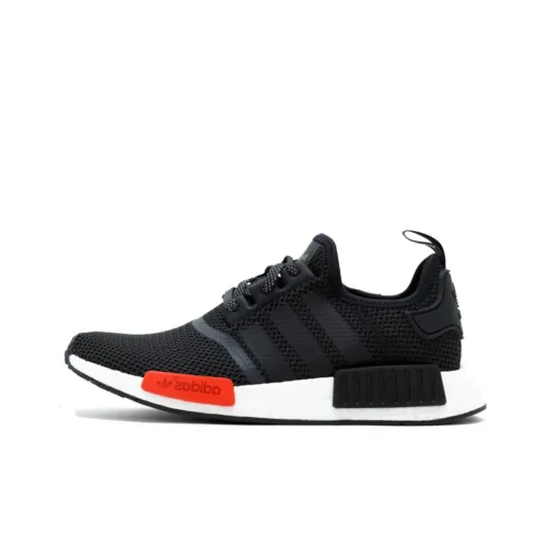 Adidas Originals NMD R1 Footlocker Europe Амортизация Нижняя часть Прочная Легкий Низкий Топ Casual Унисекс Черный