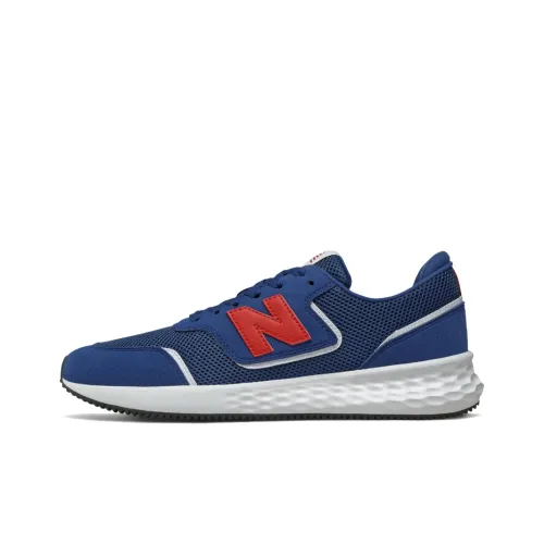 New Balance NB X 70 Амортизация Покрытие Низкий Верх Повседневный Унисекс Синий Красный