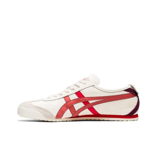 Onitsuka Tiger Mexico 66 Slip-resistant Low Top Повседневная обувь Унисекс Красный