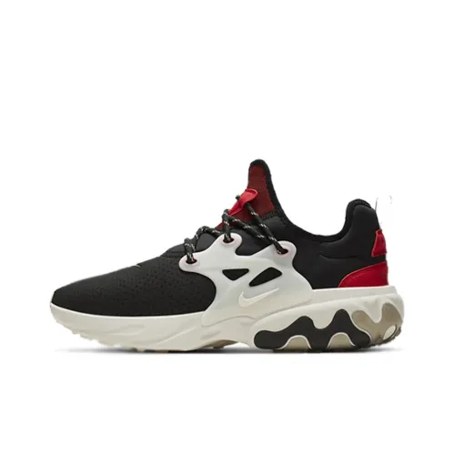 Nike React Presto Non Slip Легкий Низкий Топ Casual Унисекс Черный Красный