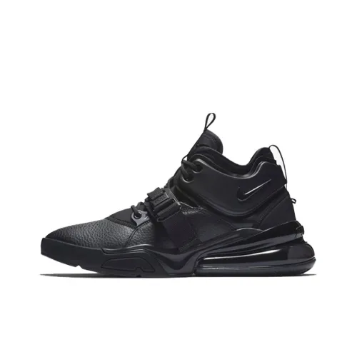 Nike Air FORCE 270 Амортизаторы Slip-resistant MID Повседневная обувь Мужская Черная