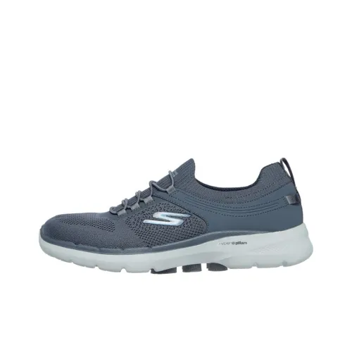 Skechers Go Walk 6 Magic Melody Устойчивый к истиранию Дышащий Низкий Топ Повседневная Обувь Женская