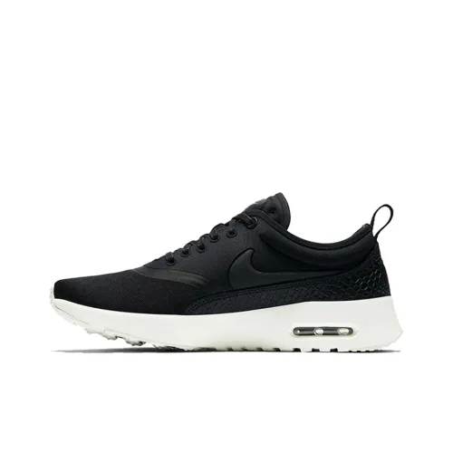 Nike Air Max THEA Ultra Premium Low Top Casual Women's Black White Найк Эйр Макс ТЕА Ультра Премиум Низкий Топ Повседневный Женский Черный Белый