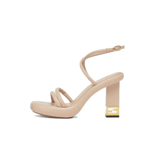 FENDI Baguette One Ремешок Сандалии Женские Бежевые