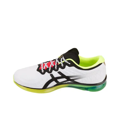 Asics Низкий Топ Повседневная Обувь Мужская Белый Желтый Зеленый