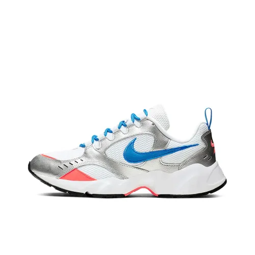 Nike Air Heights Slip-resistant Abrasion-resistant Low Top Casual Shoes Men's Silver Blue Pink Найк Эйр Хайтс Противоскользящий Устойчивый к истиранию Низкий Топ Повседневная Обувь Мужская Серебряный Синий Розовый