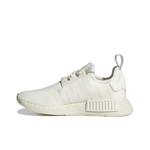 Adidas Originals NMD_R1 Slip Resistant Abrasion Resistant Низкий Топ Повседневная обувь Женская Белая