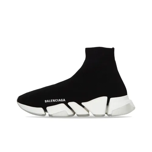 Balenciaga Speed 2,0 High Топ Повседневная обувь Женская Черная