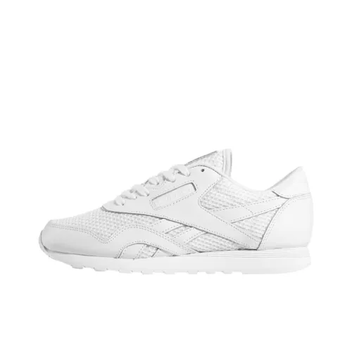 Reebok Classic Nylon M Low Топ Спортивная Повседневная Обувь Женская Чисто Белая