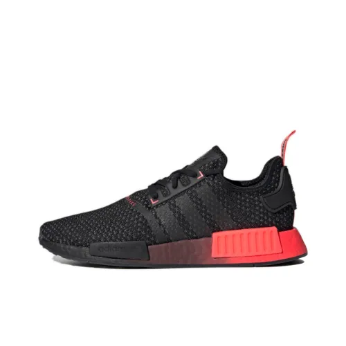 Adidas Originals NMD_R1 Противоскользящий Устойчивый к истиранию Низкий Топ Casual Унисекс Черный Розовый Красный