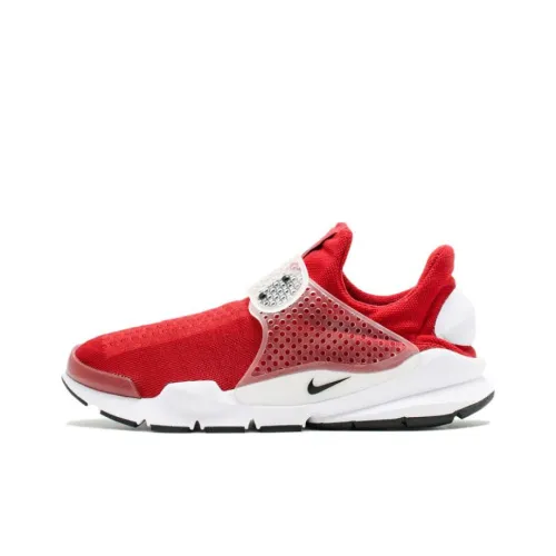 Nike Sock Dart Фитнес-красный Slip-Resistant Abrasion-Resistant Low Top Повседневная обувь Унисекс Красный