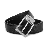 Хромированная пуговица с узором крокодила