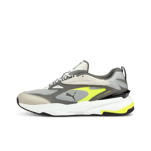 PUMA RS Fast Low Топ Кэжуал Унисекс Белый Коричневый Желтый