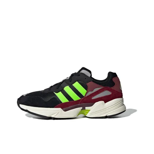 Adidas Originals YUNG 96 Non Slip Легкий Низкий Топ Casual Унисекс Черный Зеленый