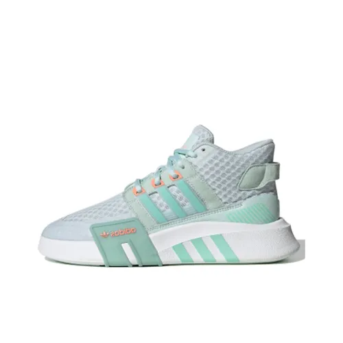Adidas Originals Eqt Bask Adv V2 Амортизация MID Топ Повседневная обувь Женская Светло-зеленая