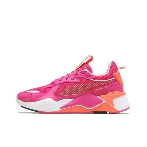 PUMA RS X Toys Амортизация Износостойкий Низкий Топ Повседневная Обувь Женская Розовая