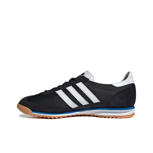 NOAH x Adidas Originals SL 72 Slip-resistant Abrasion-resistant Low Top Casual Shoes Unisex Black White Blue NOAH x Adidas Originals SL 72 Противоскользящий устойчивый к истиранию низкий топ повседневная обувь унисекс черный белый синий