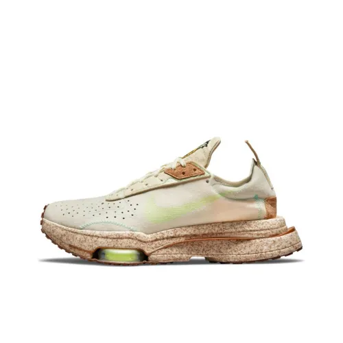 Nike Air Zoom Тип Амортизаторы Устойчивый к истиранию Низкий Топ Кэжуал Унисекс Хаки