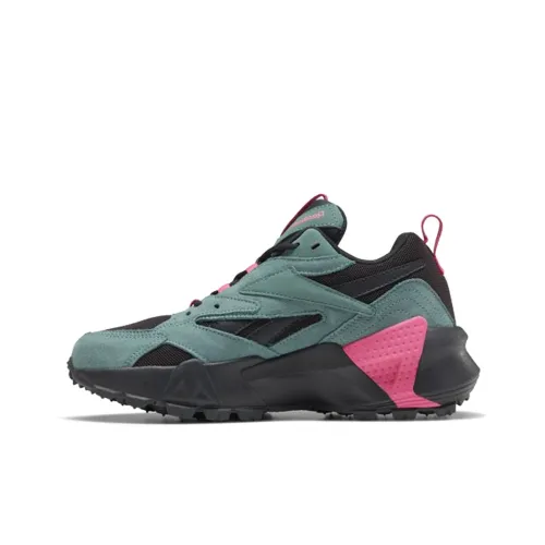 Reebok Aztrek Double Mix Trail Low Casual Shoes Women's Black Green Pink