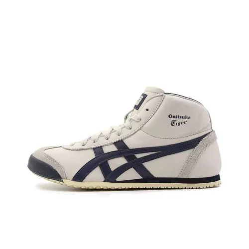 Onitsuka Tiger MEXICO 66 Амортизация Противоскользящий Устойчивый к истиранию Высокий Отскок Повседневная обувь Унисекс Серый Синий