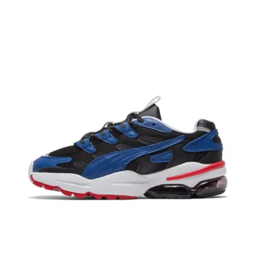 PUMA Cell Alien Karl Устойчивый к истиранию Дышащий Низкий Топ Спортивная Повседневная Обувь Унисекс Черный Белый Синий