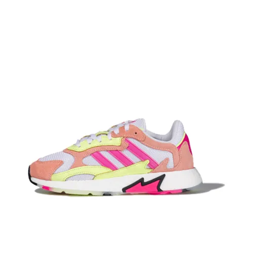 Adidas Originals TRESC RUN BR W Нескользящий Легкий Низкий Топ Повседневная Обувь Женская Розовый Оранжевый Пэчворк