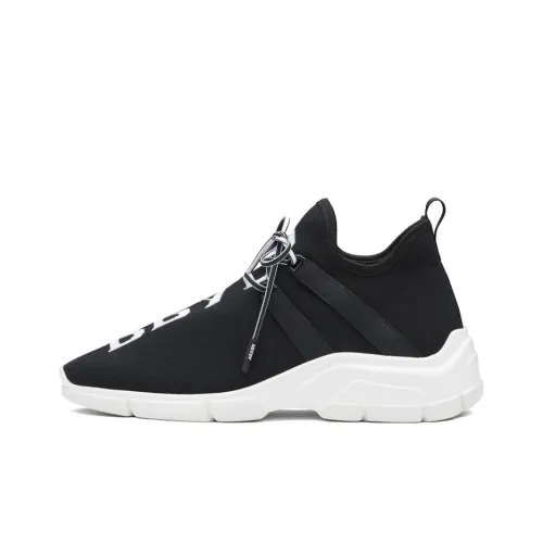 PRADA XY Low Топ Спортивная Повседневная Обувь Женская Черная