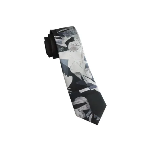 FREE RABBITⅡ Галстуки Черный Унисекс