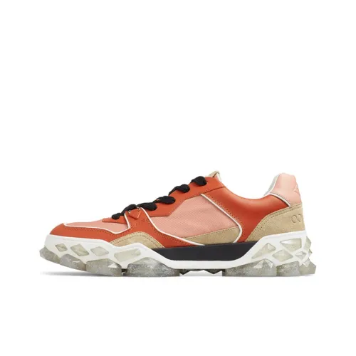 Jimmy Choo Low Top Повседневная обувь Мужская Жгучо-оранжевый