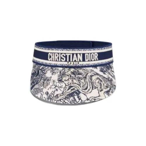 DIOR Солнцезащитные шляпы, синие, женские