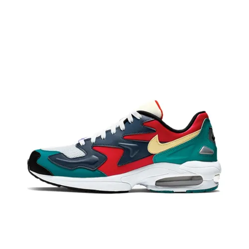 Nike Air Max 2 Light SP Low Top Casual Unisex Marine Blue Найк Эйр Макс 2 Лайт СП Ло Топ Кежуал Унисекс Марин Блю
