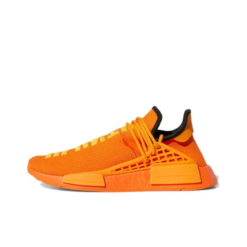 Pharrell Williams x Adidas Originals NMD Hu FEIDONG Коллаборация Дышащий Низкий Топ Повседневный Унисекс Оранжевый