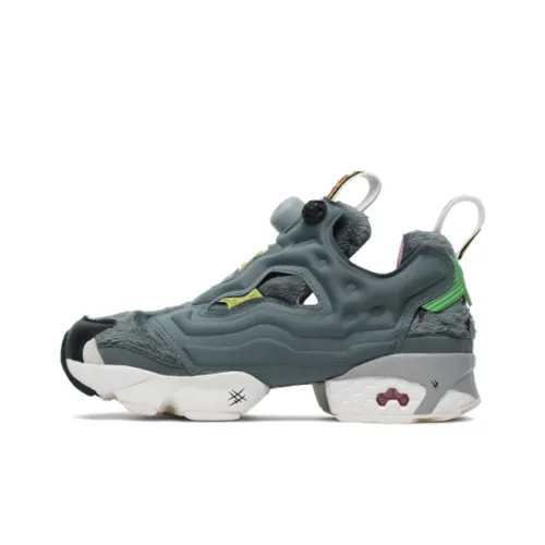 Reebok совместный бренд Instapump Fury OG Том и Джерри Low Топ Кэжуал Унисекс Асфальтовый серый