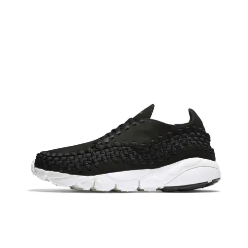 Nike Air Footscape Черный Парус Низкий Топ Повседневный Унисекс Черный Белый