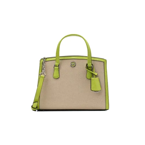 MICHAEL KORS Chantal Полиэстер Тоут Сумка Сумка для покупок Сумка на плечо Сумка Маленькая Женская Светлый Умбра Лайм