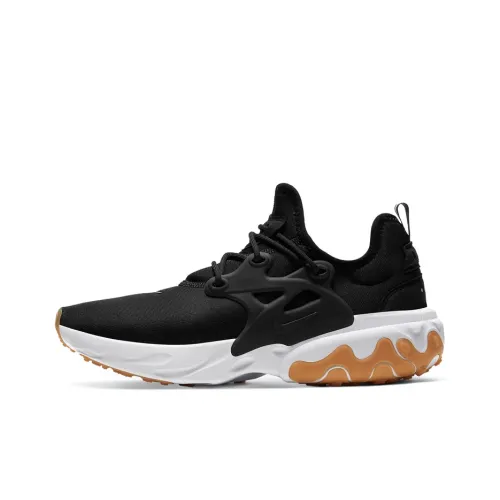 Nike React Presto Non Slip Легкий Низкий Топ Casual Унисекс Черный