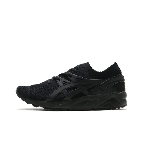 Asics Gel Kayano Trainer KNIT Устойчивый к истиранию Низкий Топ Повседневная Обувь Мужская Черная